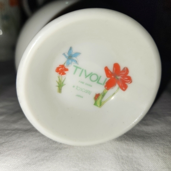 Tivoli Tuscany Mugs Fine China Made in Japan Wildflowers Floral Coffee Tea or Me - Picture 6 of 17